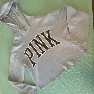 Victoria secret Pink Hoodie Crop Top